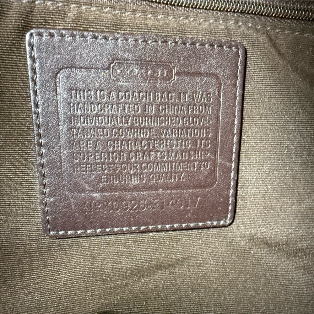 Coach Chelsea Tan Leather Purse Handbag F14017 - Picture 2 of 15